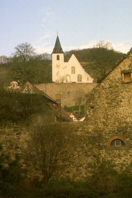 The church at Zwingenberg